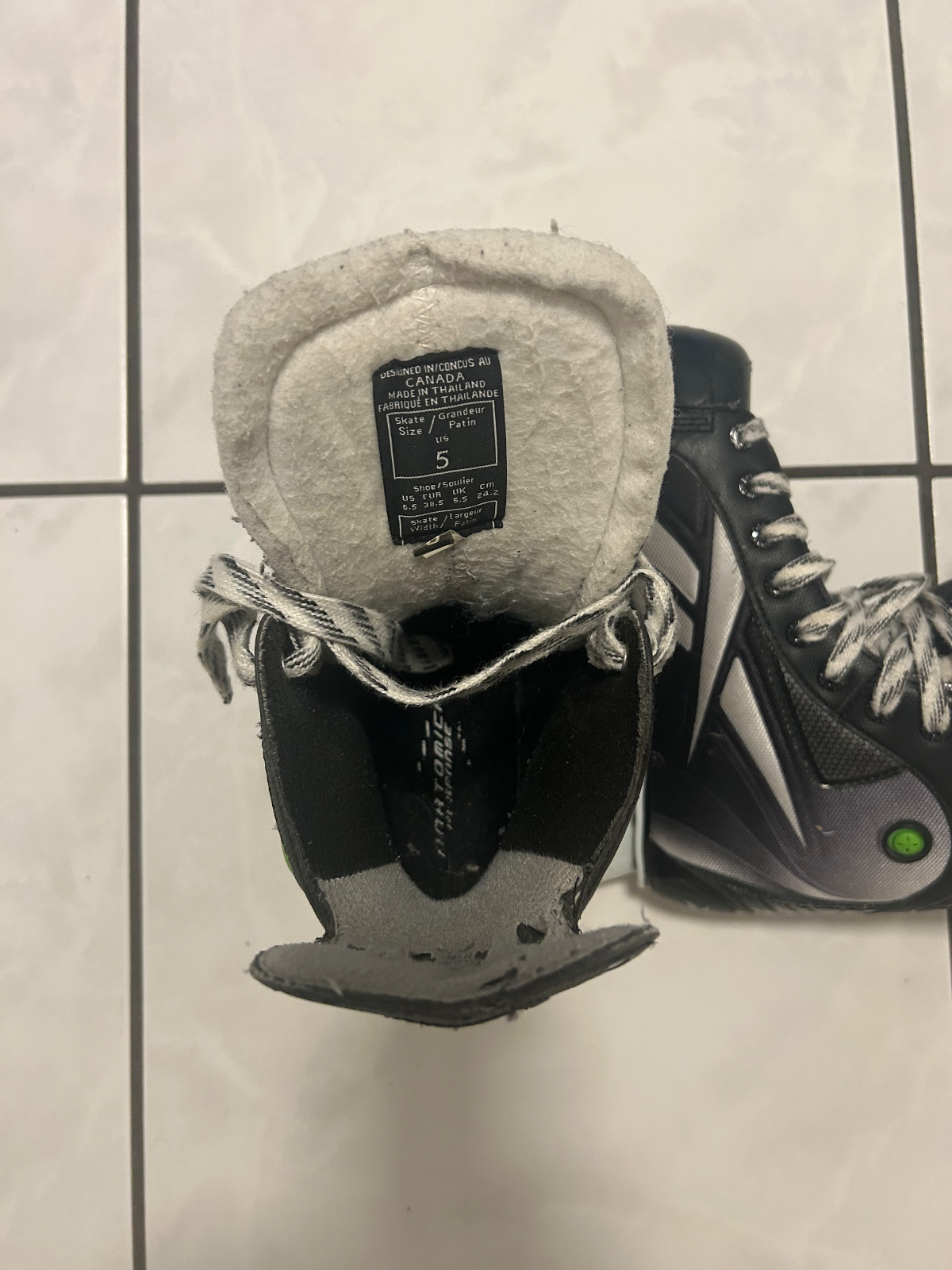 Rbk 4K Pump Junior Eishockeyschuhe – Bild 2